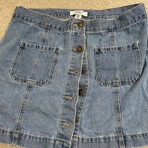 Denim mini skirt from Forever 21 a size medium